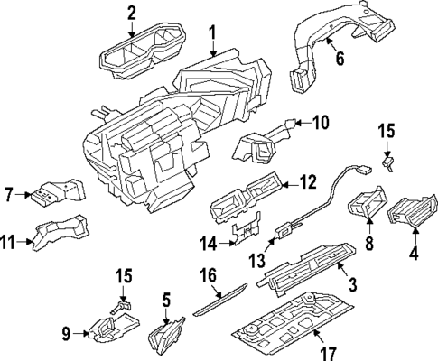 Ducts for 2024 Audi Q8 e-tron #1
