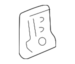 6131516020 - Body: Door Lock Striker Plate for Toyota Image