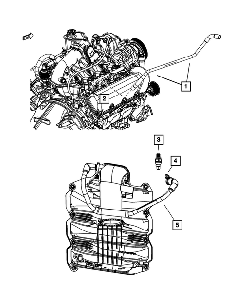 Crankcase Ventilation for 2011 Ram 1500 #0