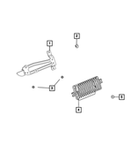 68488795AB - Electrical: Module Bracket for Mopar Image