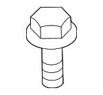 5133823AA - Suspension: Shock Mount Bolt for Dodge: Sprinter 2500, Sprinter 3500 Image