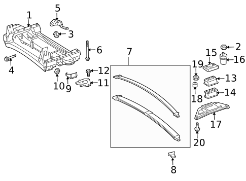 Suspension Mounting for 2003 Dodge Sprinter 3500 #0