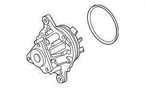 P2GZ8501A - Cooling System: Engine Water Pump for Ford Image