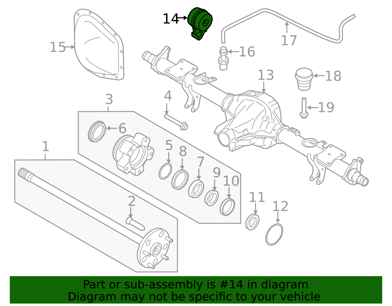 2017-2023 Ford OEM NEW 2017-2019 Ford Transit-150 Rear Axle Housing ...