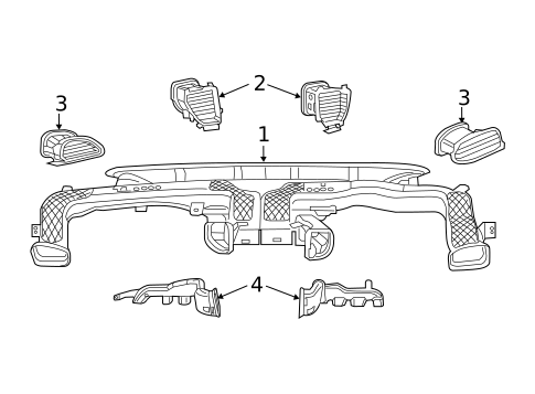 Dashboard for 2018 Chrysler Pacifica #0
