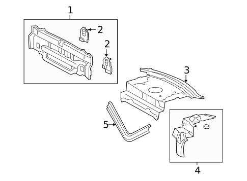 Rear Body for 2007 Lexus ES350 #0