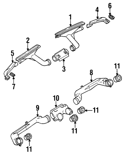 Air Distribution System for 1996 Mazda Miata #0