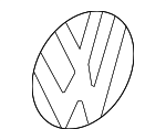 17A853630FOD - Body: Emblem for Volkswagen: Jetta, Passat Image