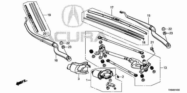 Front Windshield Wiper for 2016 Acura ILX #0