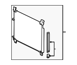 8846048300 - HVAC: Condenser for Lexus: RX350, RX350L Image