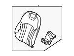 88350T1010 - : Seat Back Pad for Hyundai Image