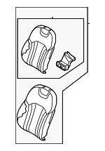 88300T1070JKD - : Seat Back Assembly for Hyundai Image