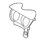 96938ED000 - Body: Cluster Lid Clip for Nissan Image