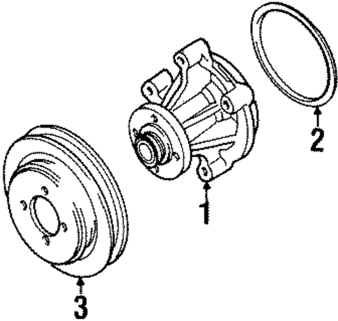 Water Pump for 1998 Lincoln Town Car #0