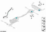 12427850338 - Engine Electrical System: Ground Cable for BMW Image