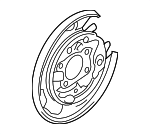 582522E500 - Brakes: Backing Plate for Kia Image