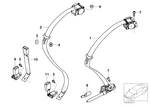 72119117209 - : Lower Belt Rear Left for BMW Image