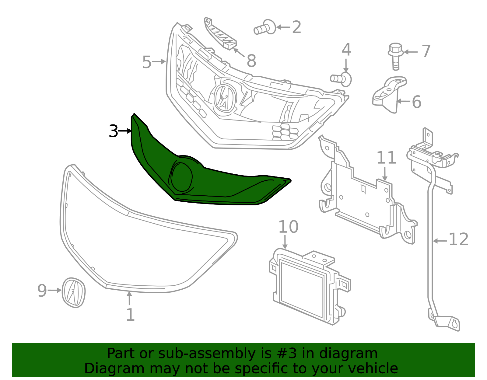 71122-TX4-A61 - 2016-2018 Acura RDX - Molding, Front Grille (Upper