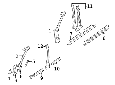 Rocker for 2004 Subaru Baja #0
