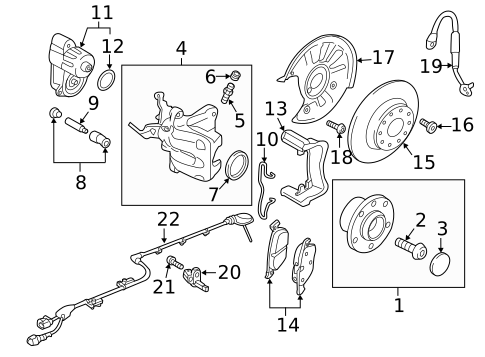 Rear Brakes for 2017 Audi A3 Sportback e-tron #0