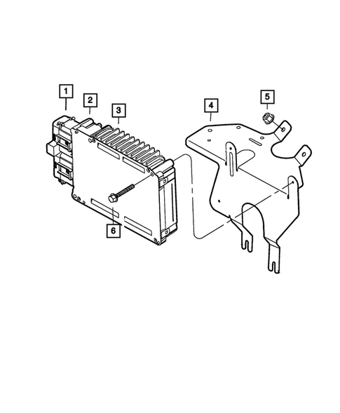 Single Board Engine Controllers for 2004 Chrysler Pacifica #0