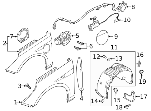 Fender & Components for 2017 Hyundai Sonata #0