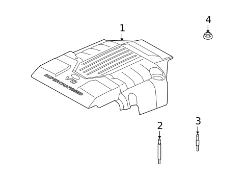 Engine Appearance Cover for 2008 Land Rover Range Rover Sport #0