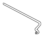 21018791 - Suspension: Stabilizer Bar for Saturn: L100, L200, L300, LS, LS1, LS2, LW1, LW2, LW200, LW300 Image image