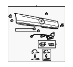 ZZCA50810 - : Tail Gate Molding for Mazda Image