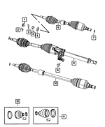 MF472085 - Front Wheel Drive; Differential and Drive Line: Cotter Pin for Mopar Image