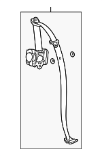 93185376 - : Seat Belt for Saab: 9-3 Image