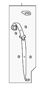 12800618 - : Lap &amp; Shoulder Belt for Saab: 9-3 Image