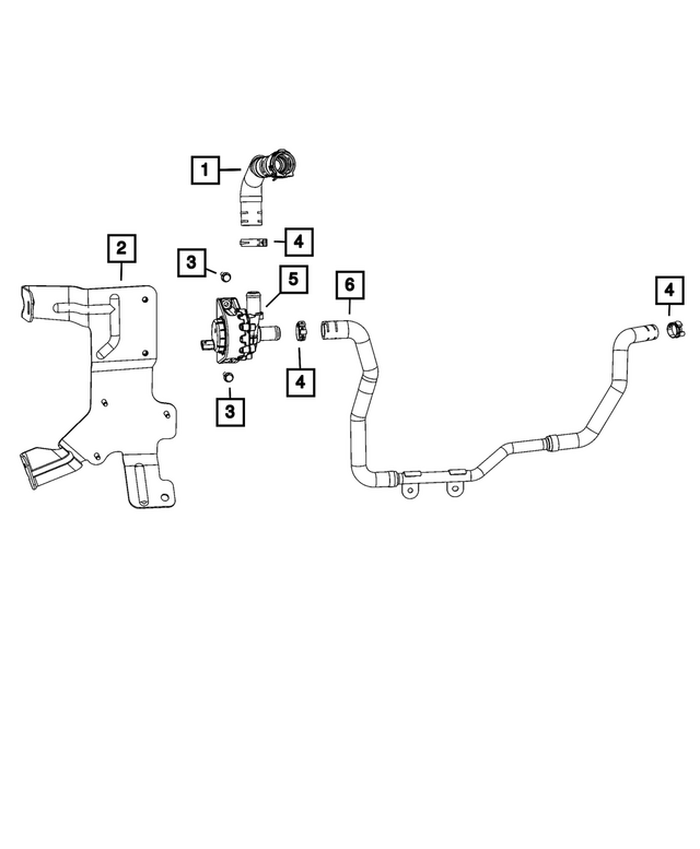 68447624AA - Cooling: Auxiliary Coolant Pump for Mopar Image image