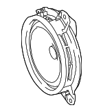 8616002B40 - Body: Speaker for Toyota: Avalon, C-HR, Camry, Corolla, Corolla Cross, GR Corolla, Grand Highlander, Highlander, Land Cruiser, Prius, Prius Prime, RAV4, RAV4 Prime, Sequoia, Sienna, Tacoma, Tundra, Venza Image