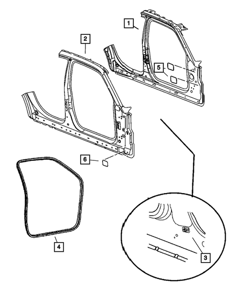 Aperture Panel for 2006 Chrysler 300 #2