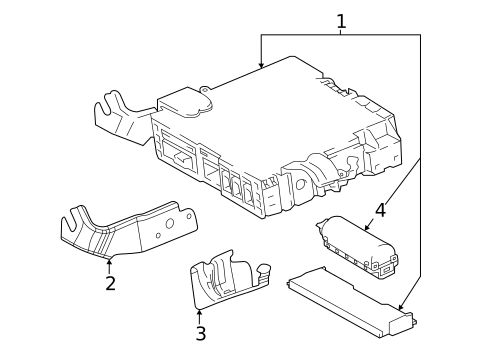 Communication System Components for 2019 Lexus LS500 #0