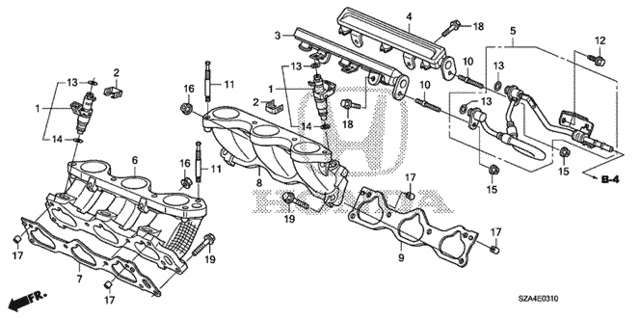 Fuel Injector for 2012 Honda Pilot #0