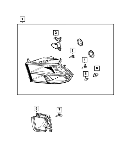 Lamps, Interior and Exterior for 2022 Ram 1500 Classic #4