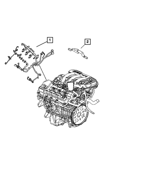 Wiring-Powertrain for 2010 Dodge Journey #3