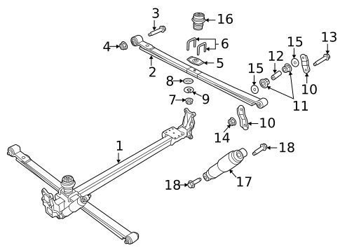 Rear Suspension for 2020 Ram ProMaster 2500 #0