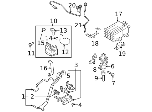 Emission System for 2011 Mazda CX-7 #0