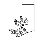 LF8218740 - Emission System: Valve Assembly for Mazda: 3, 5, 6, CX-7 Image