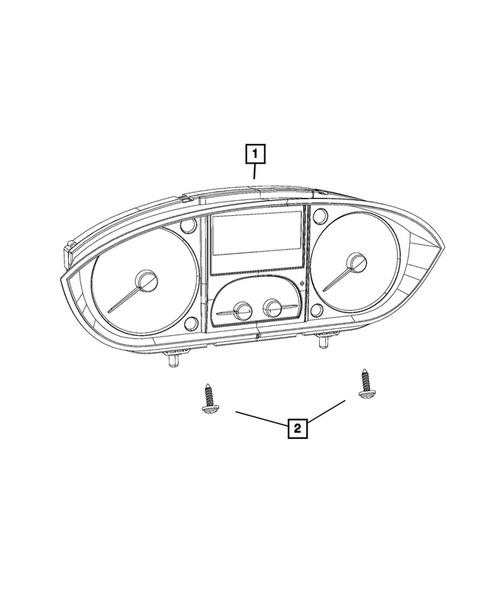 Instrument Panel Cluster for 2026 Ram ProMaster 1500 #0