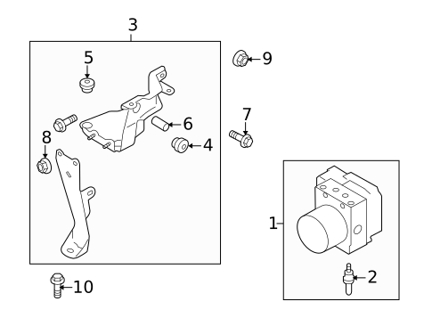Anti-Lock Brakes for 2012 Subaru Legacy #1