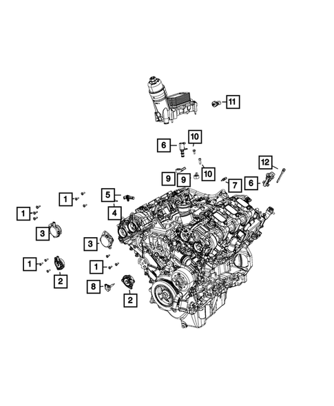 Sensors for 2018 Chrysler Pacifica #21