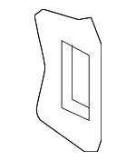 5714130040 - Body: Lower Rail Mount Bracket for Lexus: GS F, GS Turbo, GS200t, GS300, GS350, GS430, GS450h, GS460, IS F, IS200t, IS250, IS300, IS350, IS500, RC F, RC200t, RC300, RC350 Image