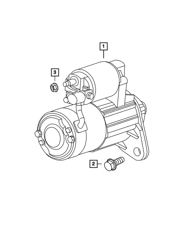 R5033141AB - : Engine Starter, Remanufactured for Mopar Image