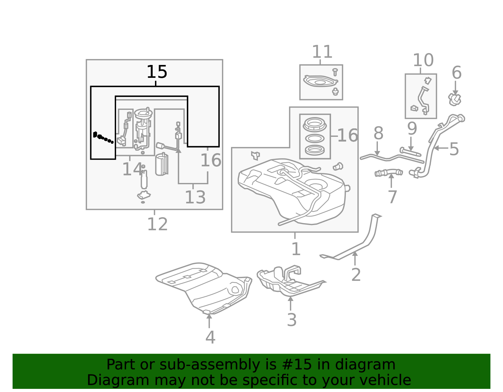 17052-STX-A00 - 2009-2015 Honda Pilot - Regulator Set Pressure ...