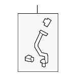 17653SZAA01 - : 2009-2015 Honda Pilot - Tube Vent Return for Honda: Pilot Image