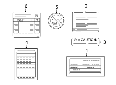 Information Labels for 2016 Chevrolet City Express #0